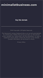 Mobile Screenshot of minimalistbusiness.com
